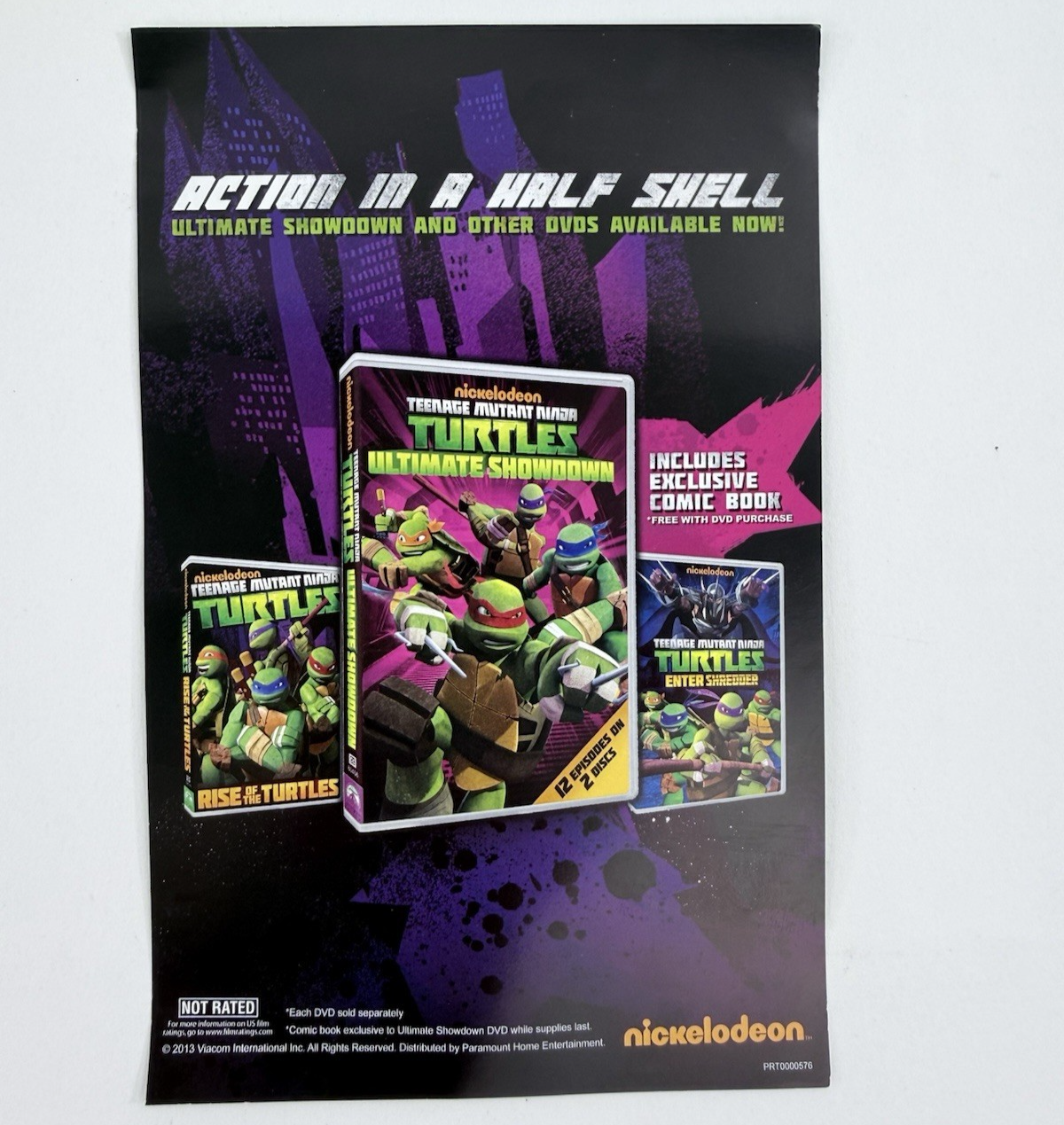 Nickelodeon Teenage Mutant Ninja Turtles (Microsoft Xbox 360, 2013) Tested