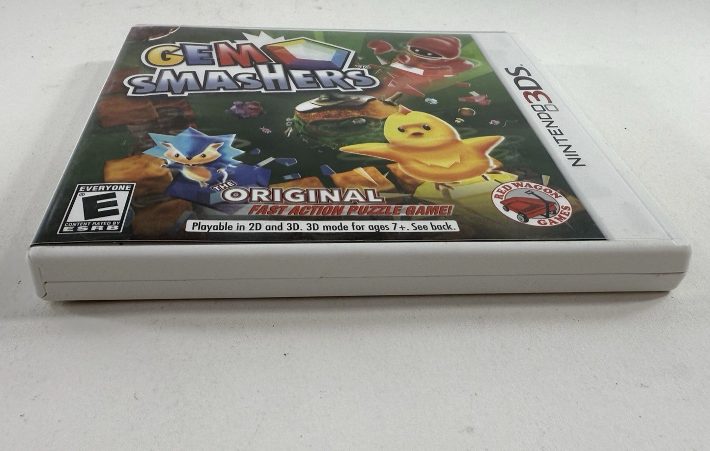 Gem Smashers (Nintendo 3DS, 2011) Game, Case, Manual - Tested