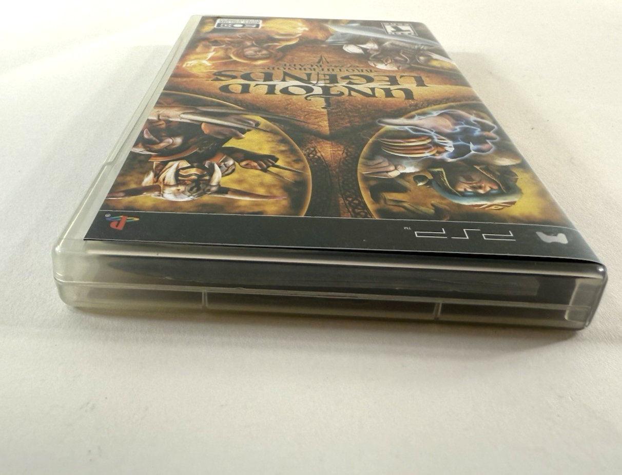 Untold Legends: The Warrior's Code (Sony PSP, 2006) Game Case Manual - Tested