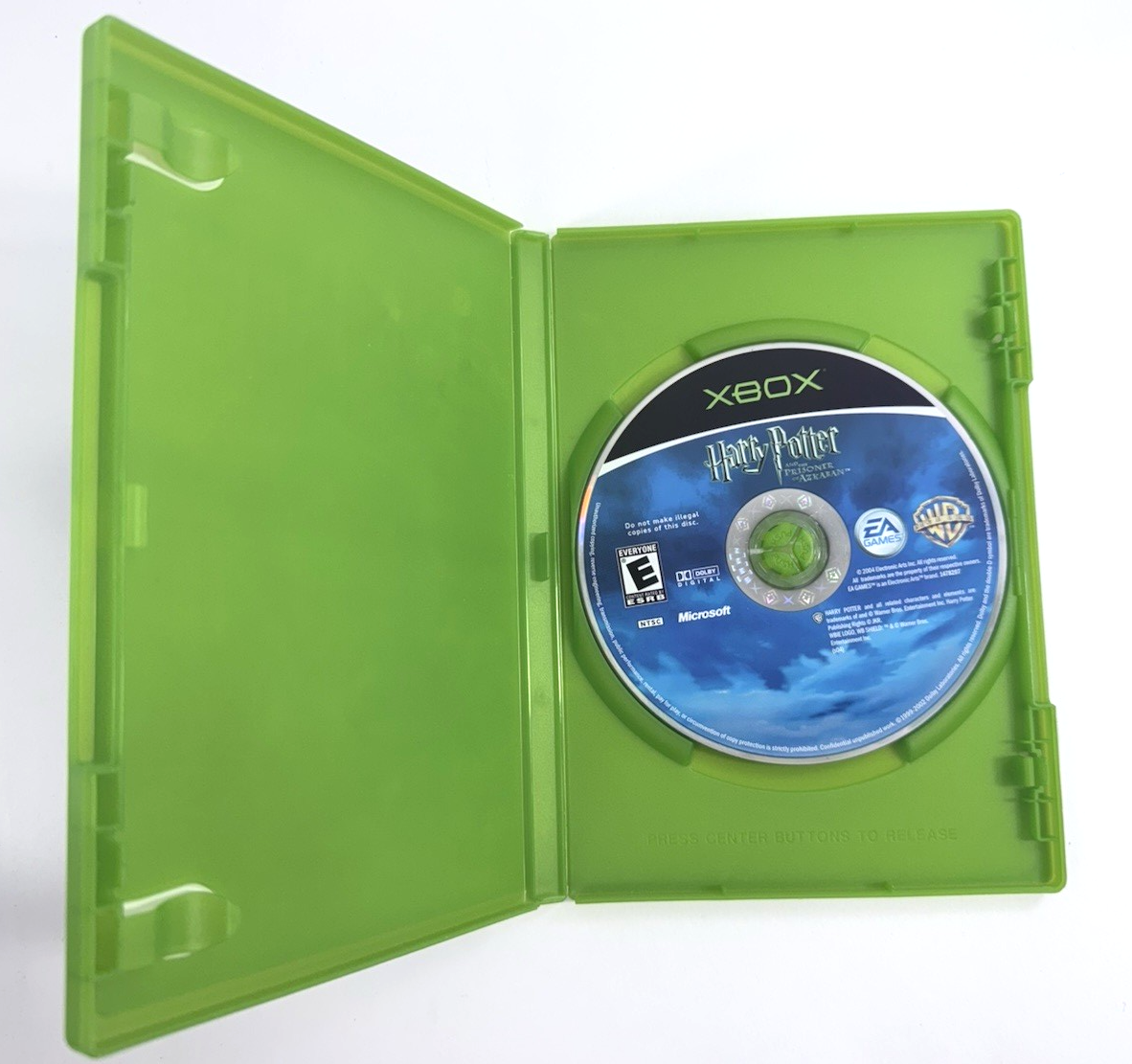 Harry Potter and the Prisoner of Azkaban (Microsoft Xbox, 2004) Game and Case