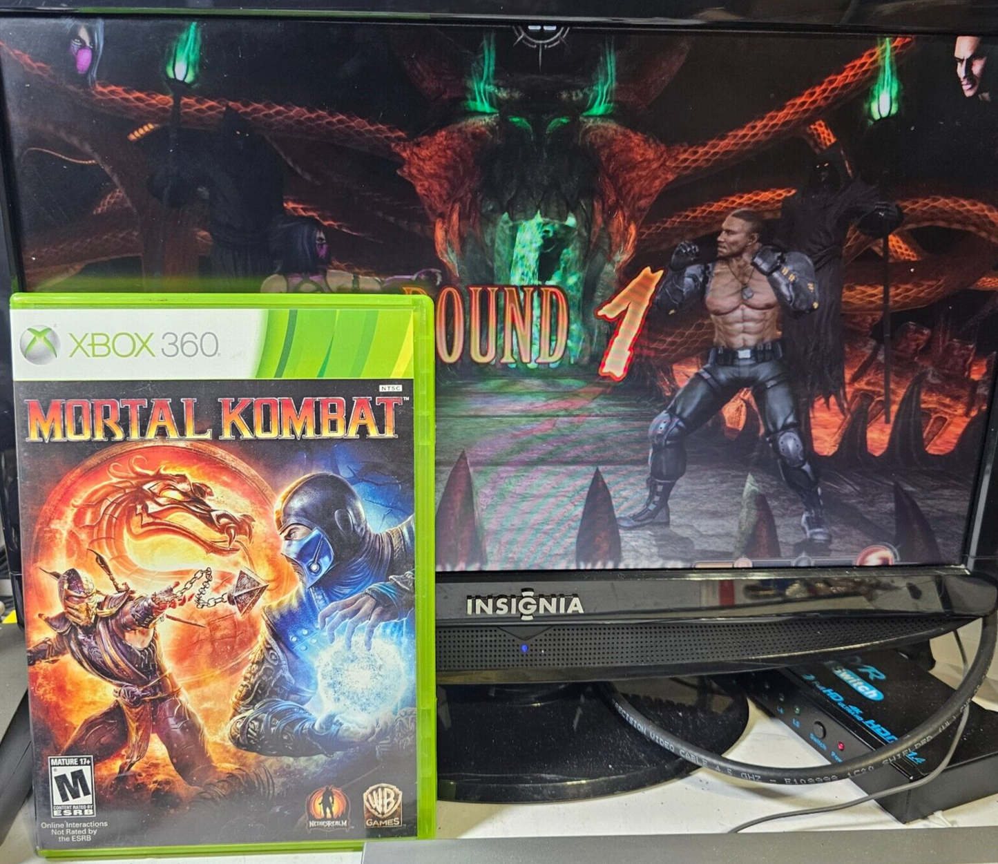 Mortal Kombat (Microsoft Xbox 360, 2010) Game Case Manual Inserts - Tested