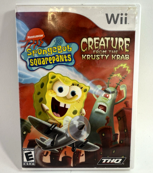 SpongeBob SquarePants: Creature from the Krusty Krab (Nintendo Wii, 2006) Tested