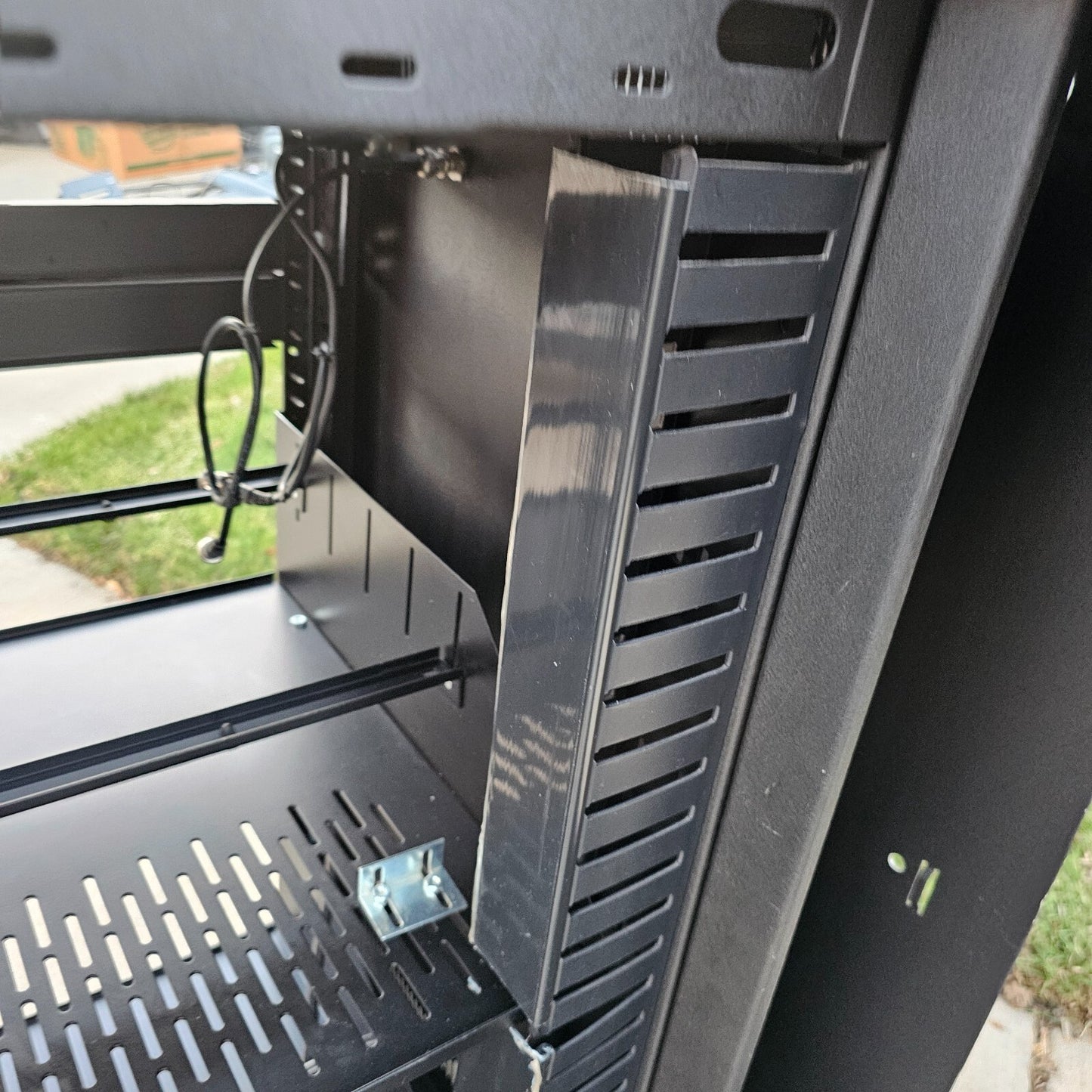 Stage Front Presentation Systems Custom Mounted Audio/Video Cabinet - Read