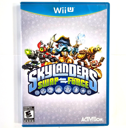 Skylanders: Swap Force (Nintendo Wii U, 2013) Game Case Manual - Tested