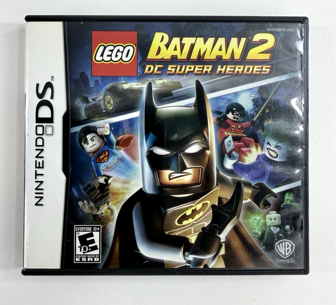 Lego Batman 2: DC Heroes (Nintendo DS, 2012) Game Case Manual Insert - Tested
