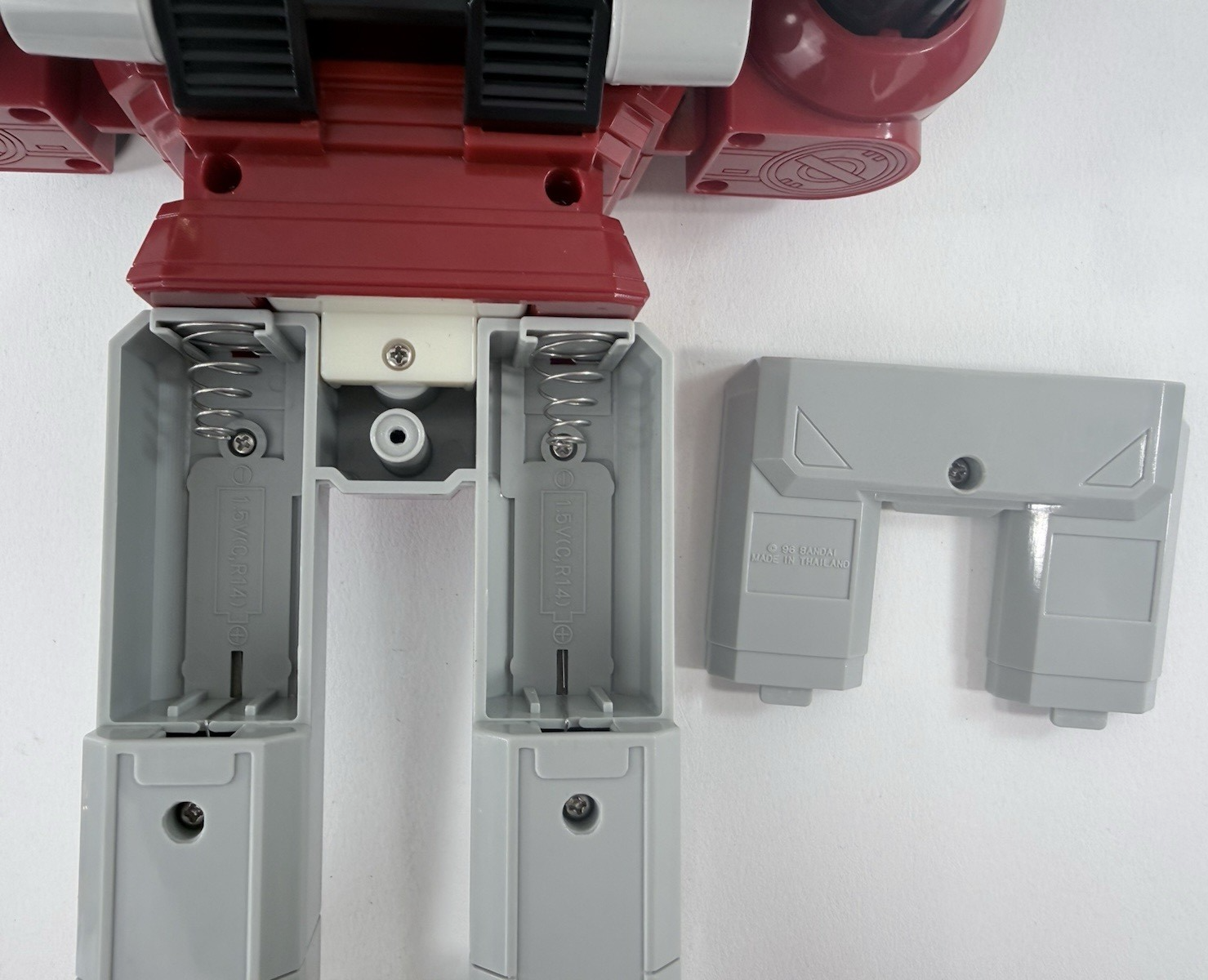 Bandai 1996 Power Rangers Deluxe Zeo Megazord & Red Battlezord Puncher - Tested
