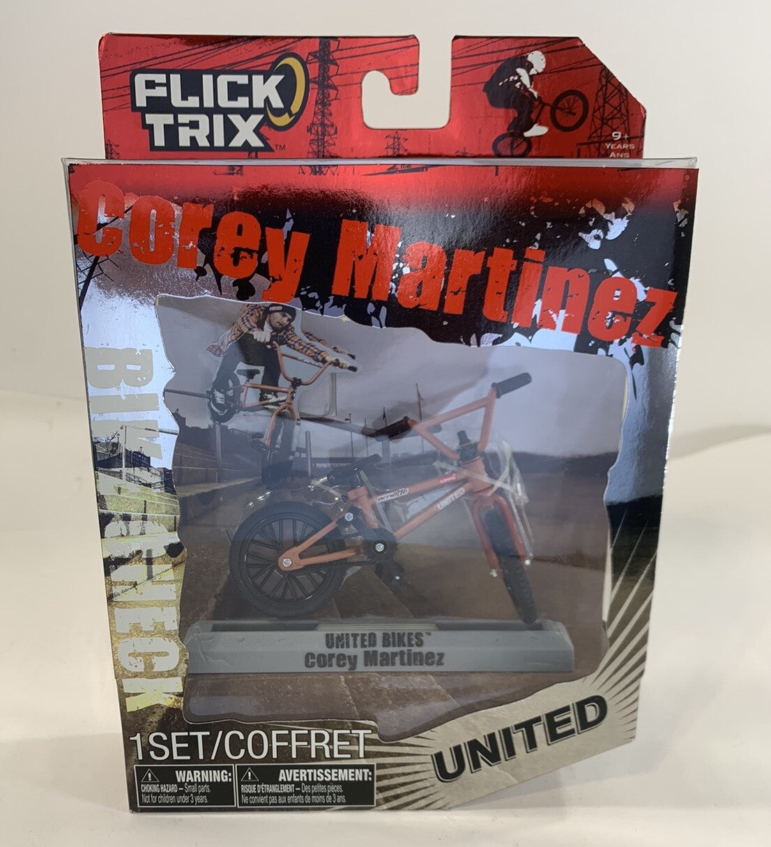 Flick Trix 2010 Corey Martinez United Bike Check Fingerbike - New, Sealed