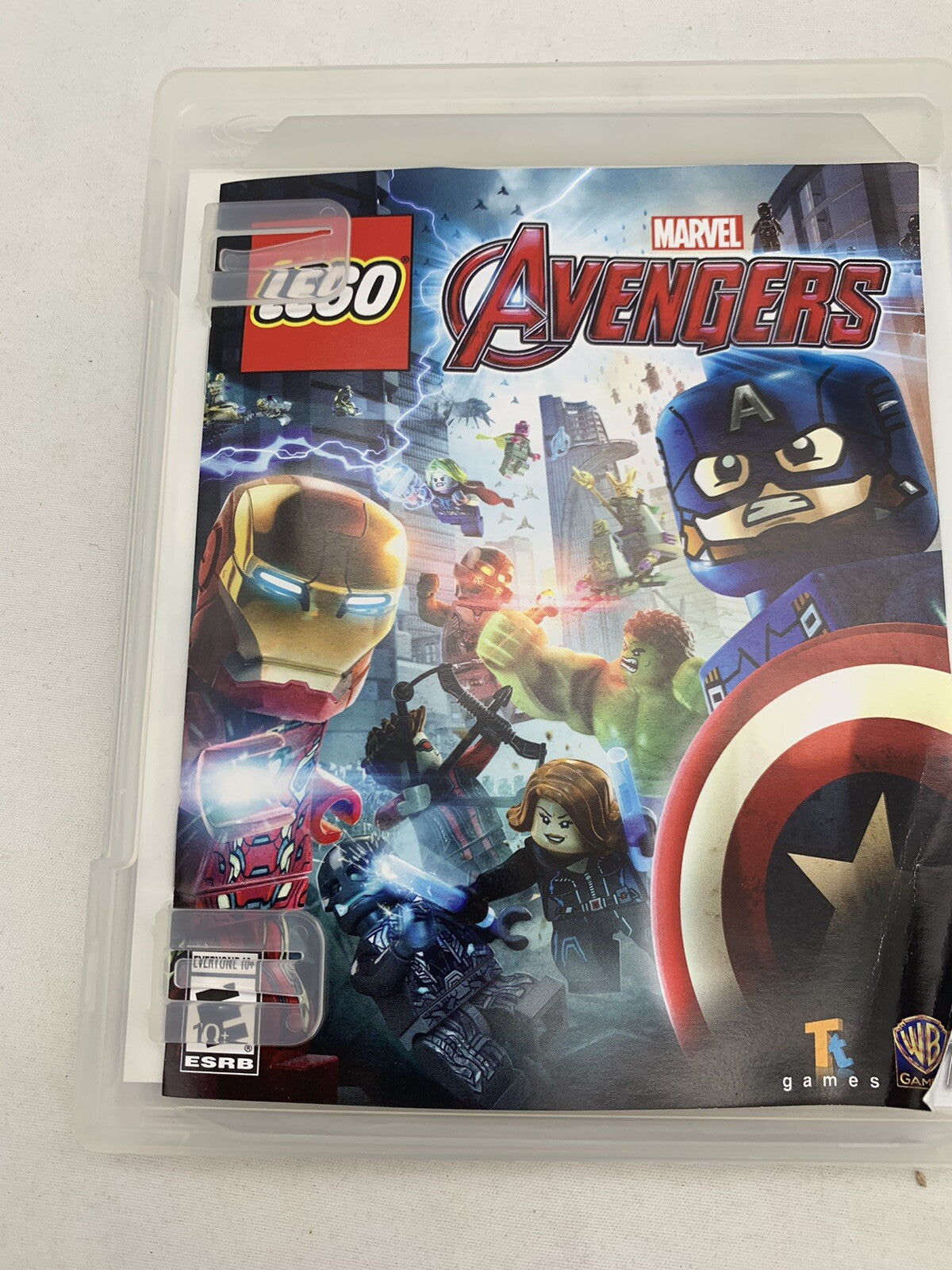 LEGO Marvel's Avengers (Sony PlayStation 3, 2016) Game Case Manual - Tested