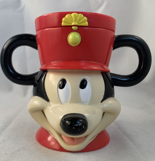 Mickey Mouse Disney On Ice Mug/Cup with Flip Cover (Red)