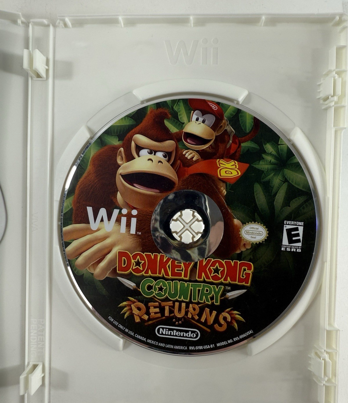 Donkey Kong Country Returns (Nintendo Wii, 2010) Game, Case, Manual - Tested