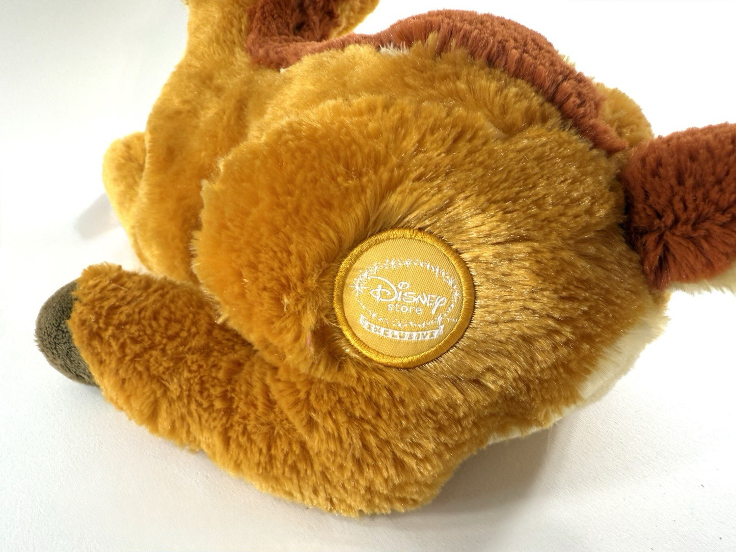 Disney Store 2014 Exclusive 14" Bambi Seated Fawn Plush with Emblem