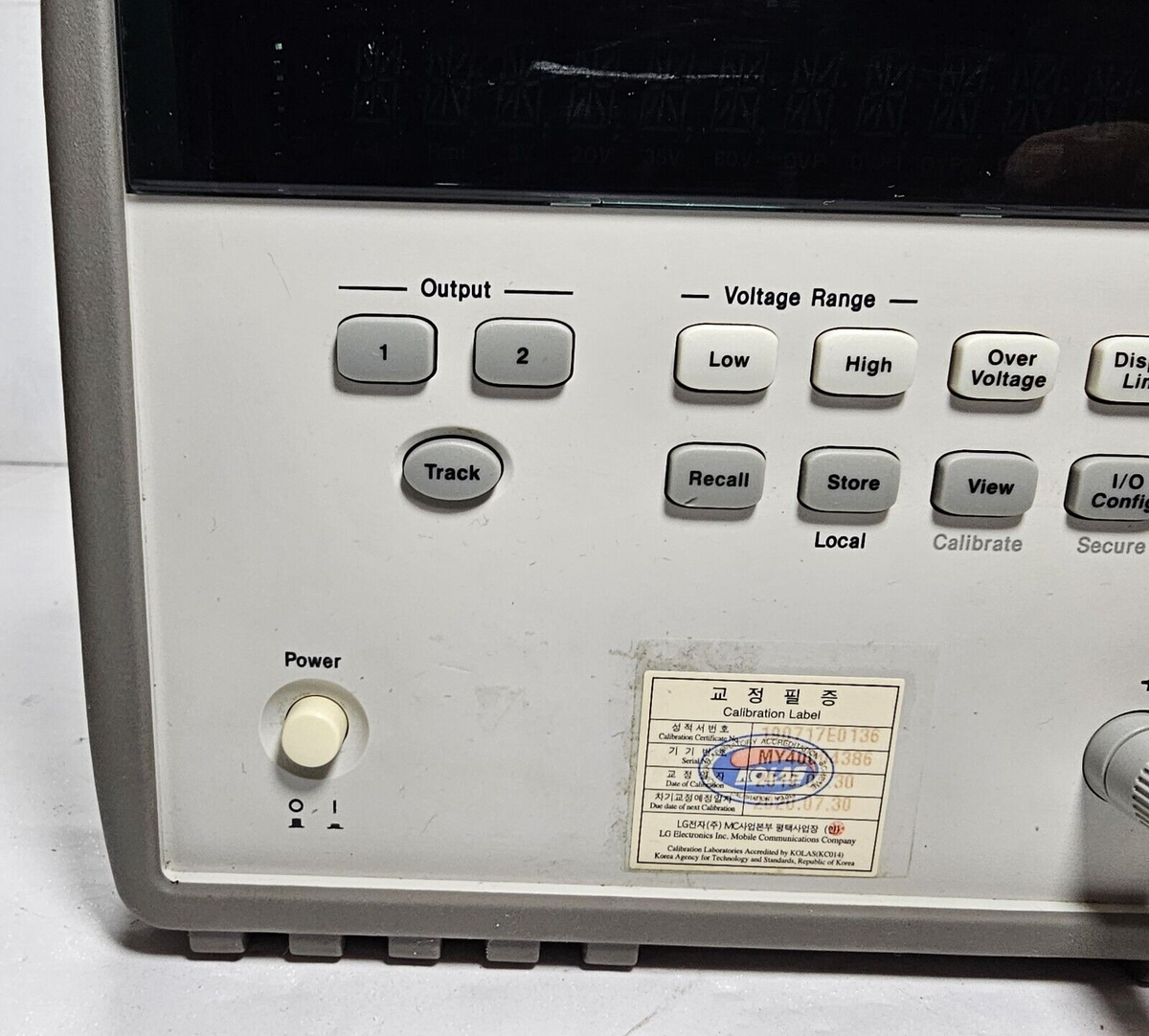 Agilent E3648A Dual Output DC Power Supply 0-8V,5A/0-20V,2.5A - Tested - 4386
