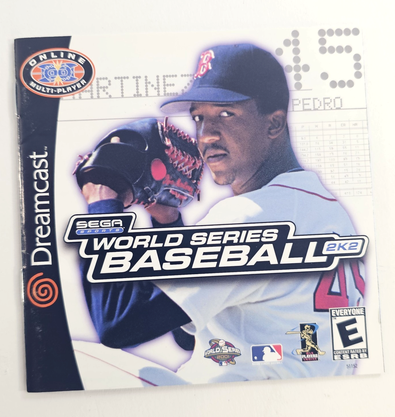World Series Baseball 2K2 (Sega Dreamcast, 2001) Game Case Manual - Tested