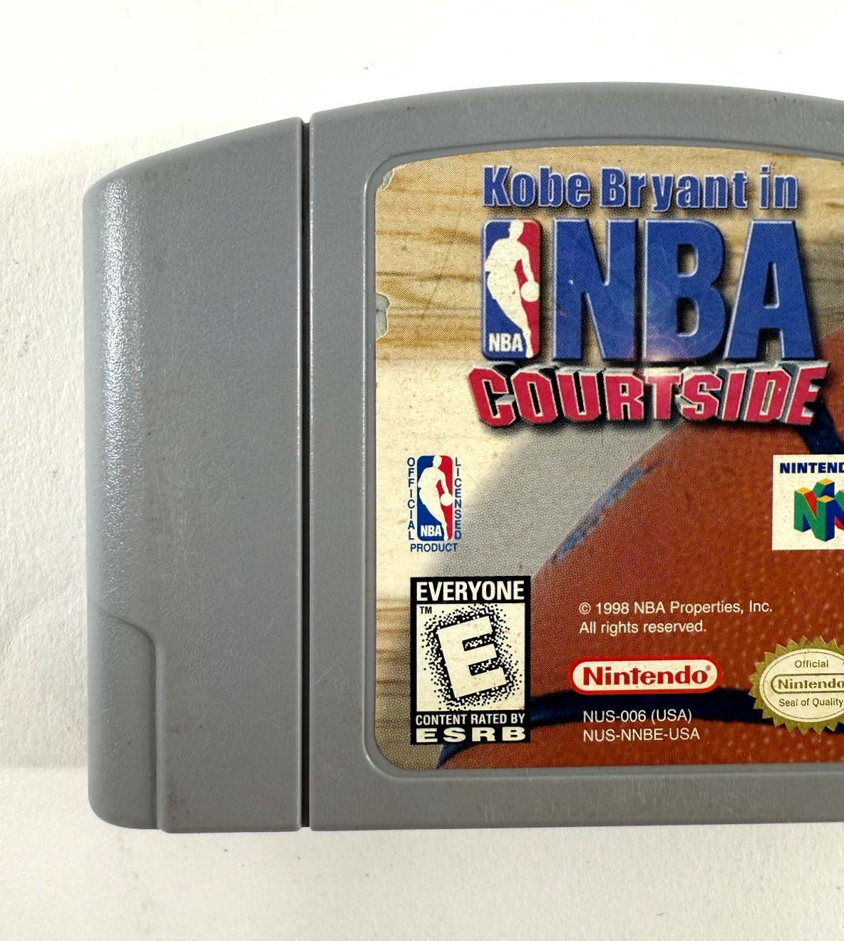 Kobe Bryant in NBA Courtside  (Nintendo 64, 1998) Game Cartridge - Tested