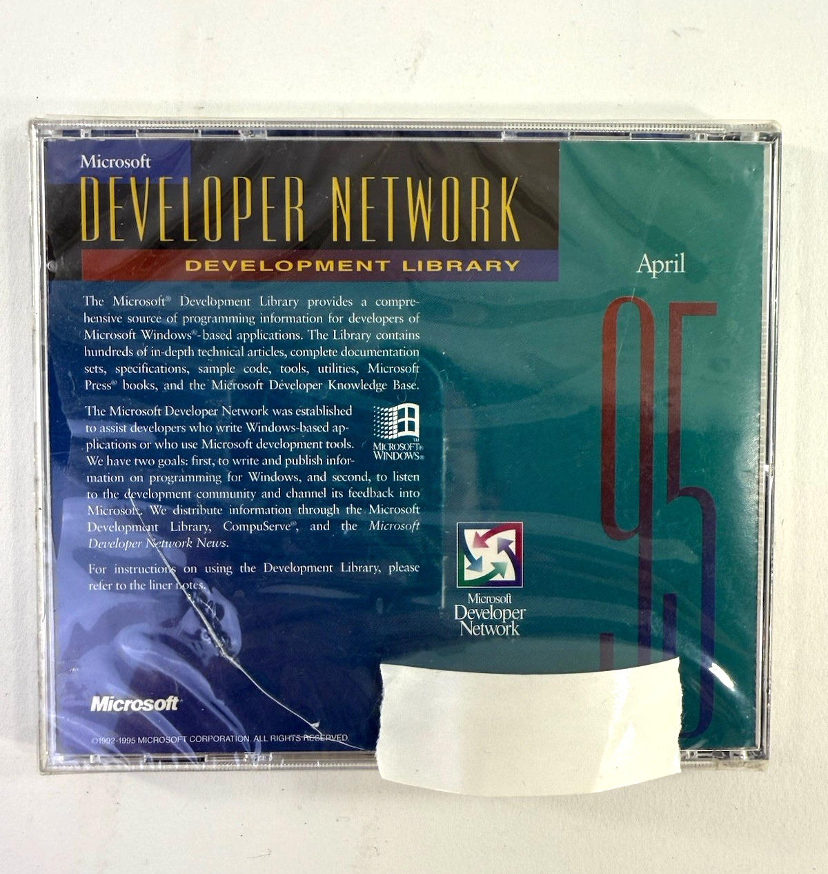 Microsoft Developer Network Development Library April 1995 - Sealed with Key