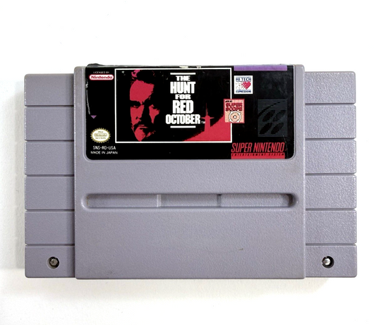The Hunt for Red October (Super Nintendo, 1993) Game Cartridge - Tested