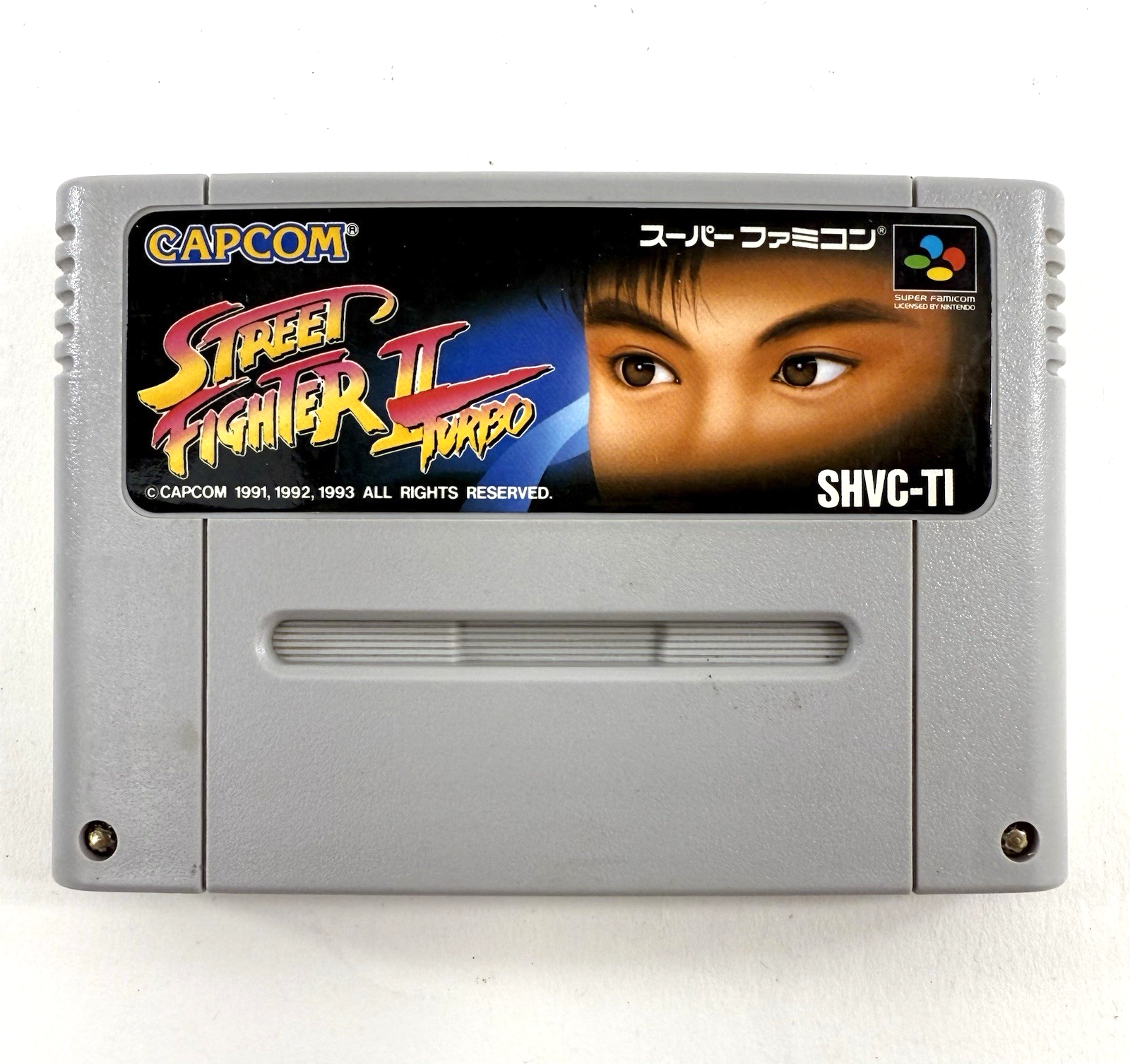 Street Fighter II: Turbo (Super Famicom, 1993) Game Cartridge - Tested