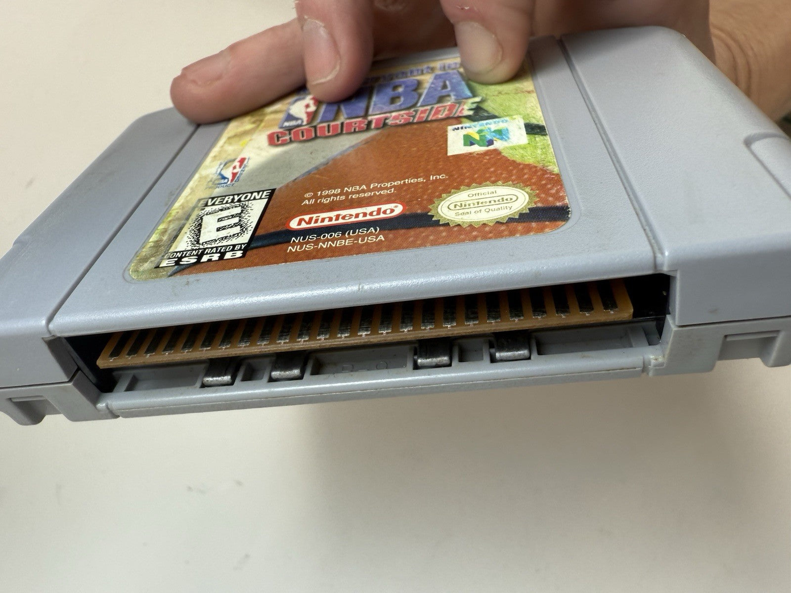 Kobe Bryant in NBA Courtside  (Nintendo 64, 1998) Game Cartridge - Tested