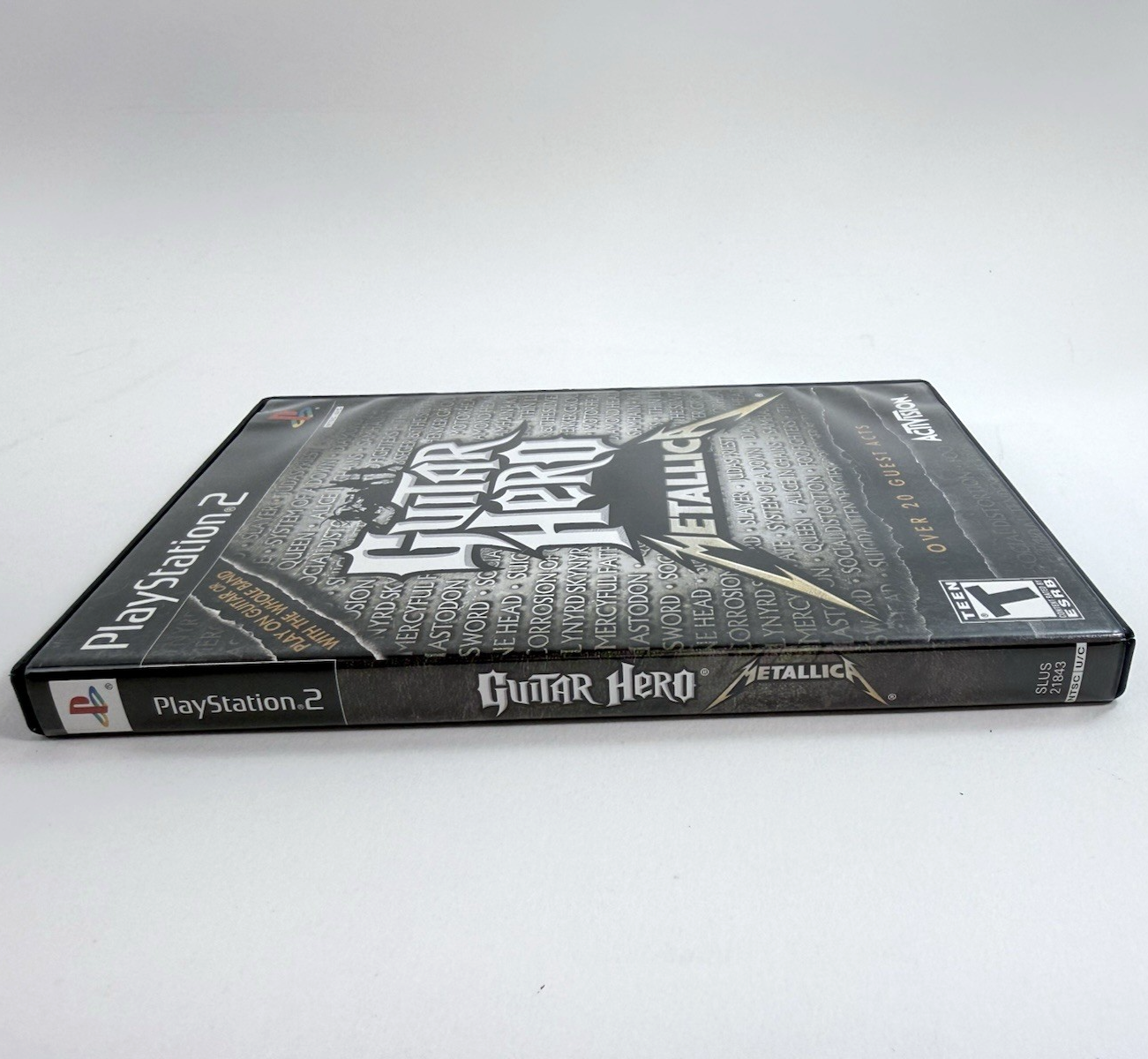 Guitar Hero: Metallica (Sony PlayStation 2, 2009) Game, Case, Manual - Tested