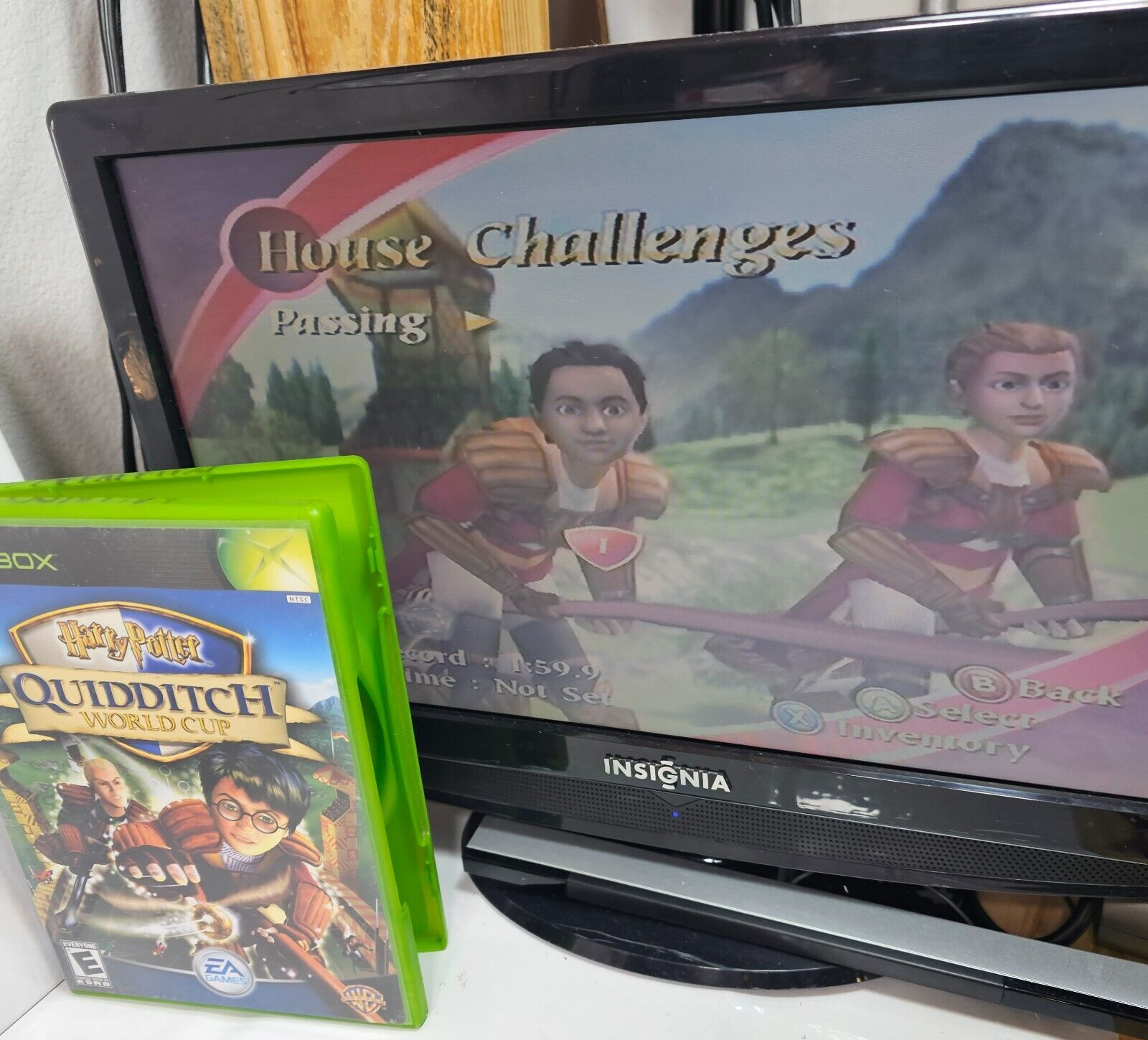 Harry Potter Quidditch World Cup (Xbox, 2003) Game Case Manual CIB