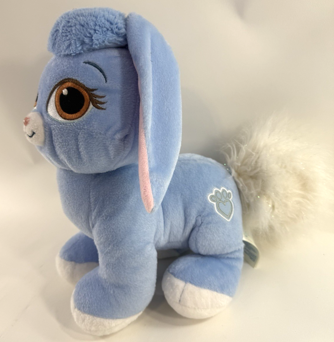 Build A Bear Disney Palace Pets 12” Berry Blue Bunny Plush - Retired