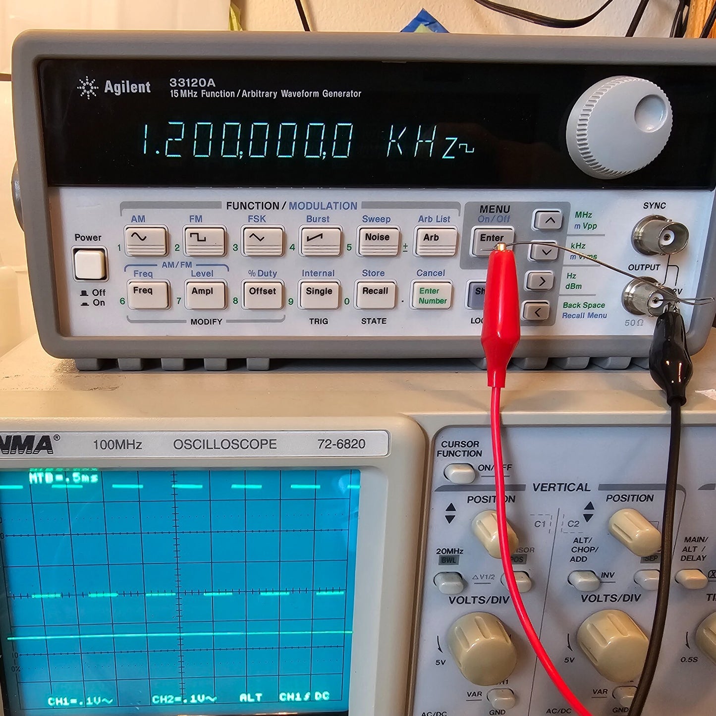Agilent 33120A 15 MHz Function Arbitrary Waveform Generator - Verified Accurate