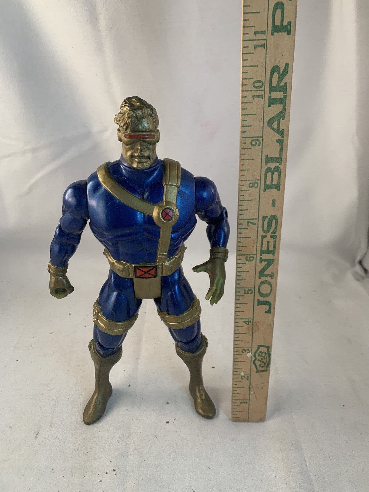 Marvel Comics X-Men Cyclops Metallic (1994) Toy Biz 10-Inch Figure