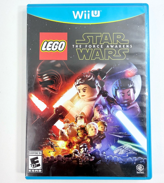 LEGO Star Wars: The Force Awakens ( Wii U, 2016) Game Case Manual - Tested