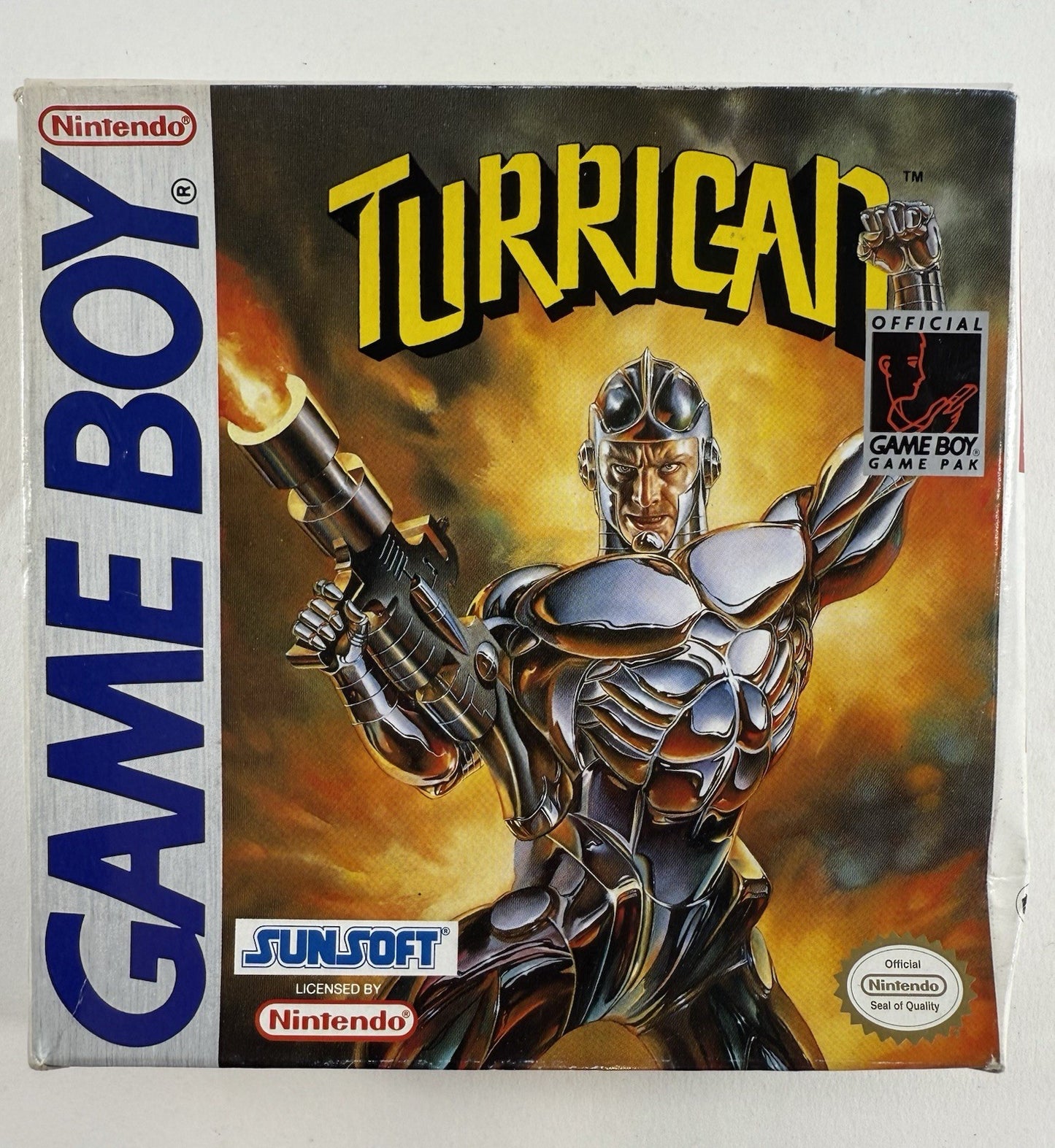 Turrican (Nintendo GameBoy, 1991) Game Box Manual Inserts - Tested and Working