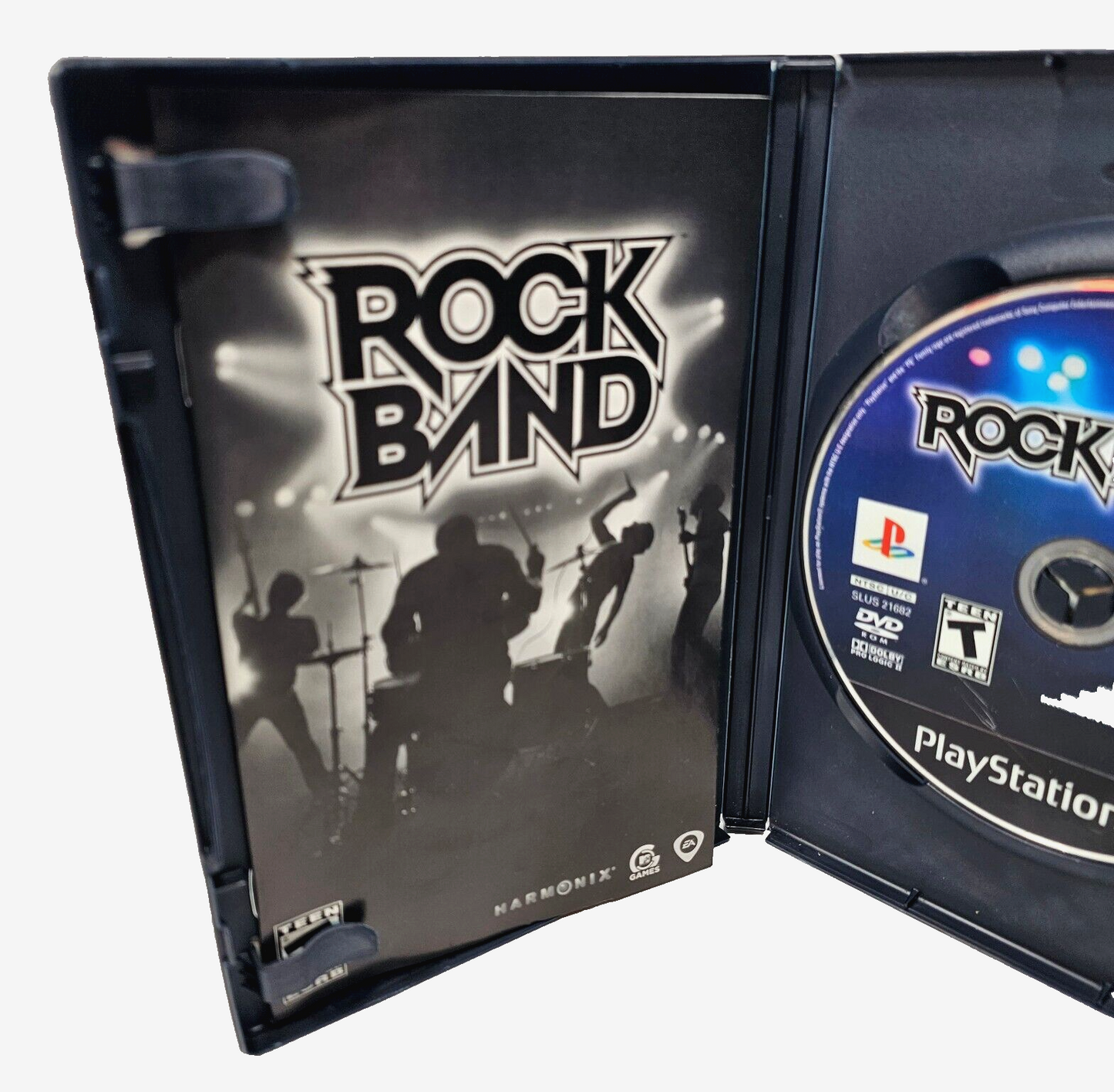 Rock Band (Sony PlayStation 2, 2007) Case Game Manual - Complete and Tested