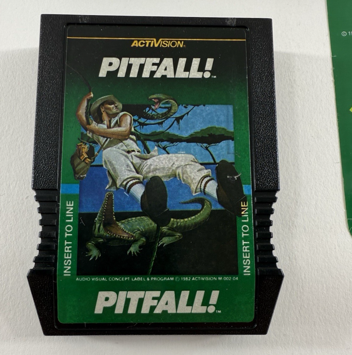 Pitfall (Intellivision, 1982) Game Box Manual Overlays - Tested And Working
