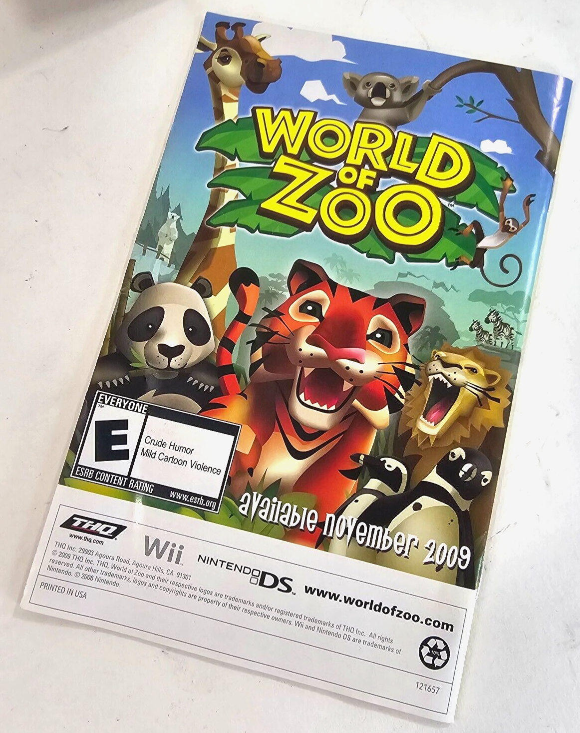 SpongeBob's Truth or Square (Nintendo Wii, 2009) Game Case Manual - Tested