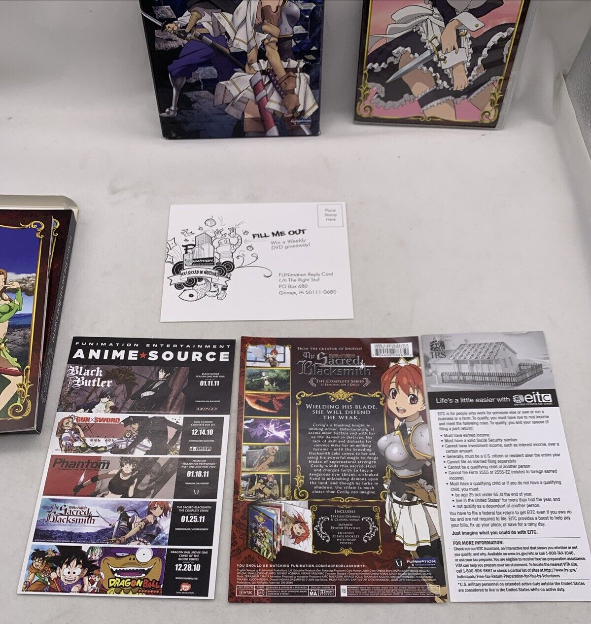 The Sacred Blacksmith: Complete Series Box Set (DVD, 2009, 2-Disc Set) Tested