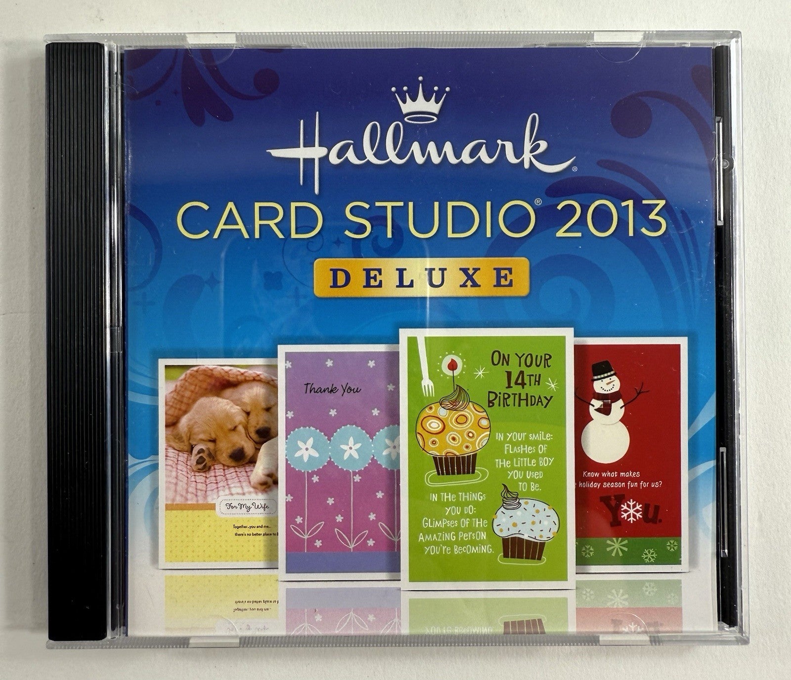 Hallmark Card Studio 2013 Deluxe (Windows, DVD-ROM) Discs, Box, Manual, Inserts