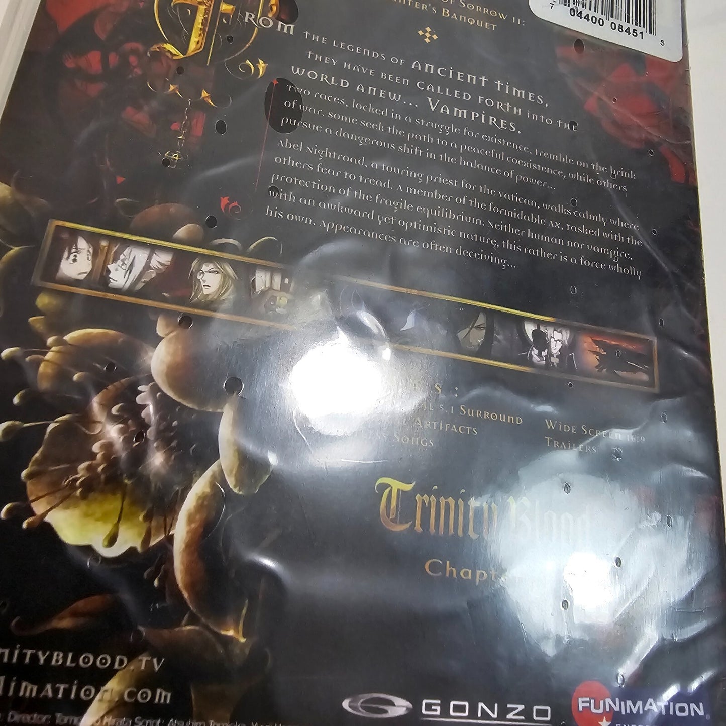 Trinity Blood - Vol. 1 (DVD, 2006)  Vampire Animation Series - New, Sealed
