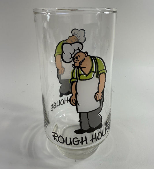 Vintage 1975 Rough House Coca-Cola Kollect-A-Set Series 6” Drinking Glass
