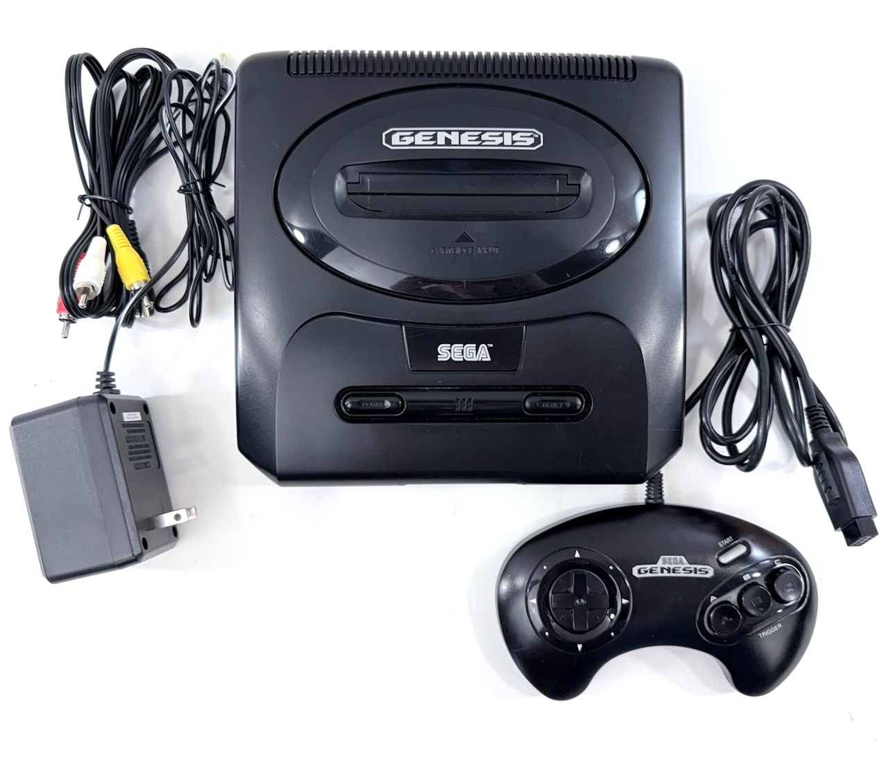 Sega Genesis MK-1631 Model 2 Console, Controller, + Cables - Tested and Working