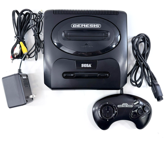 Sega Genesis MK-1631 Model 2 Console, Controller, + Cables - Tested and Working