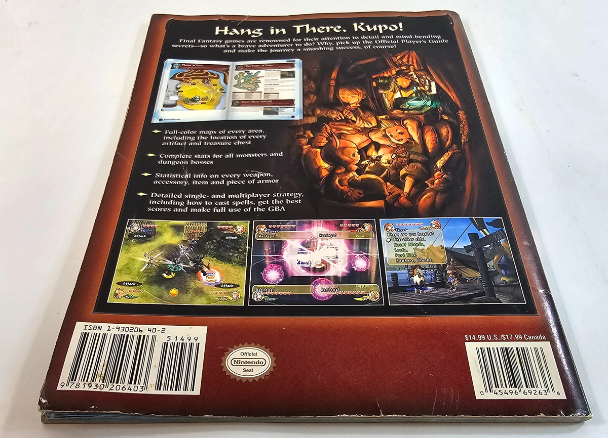 Final Fantasy Crystal Chronicles GameCube Official Nintendo Player's Guide