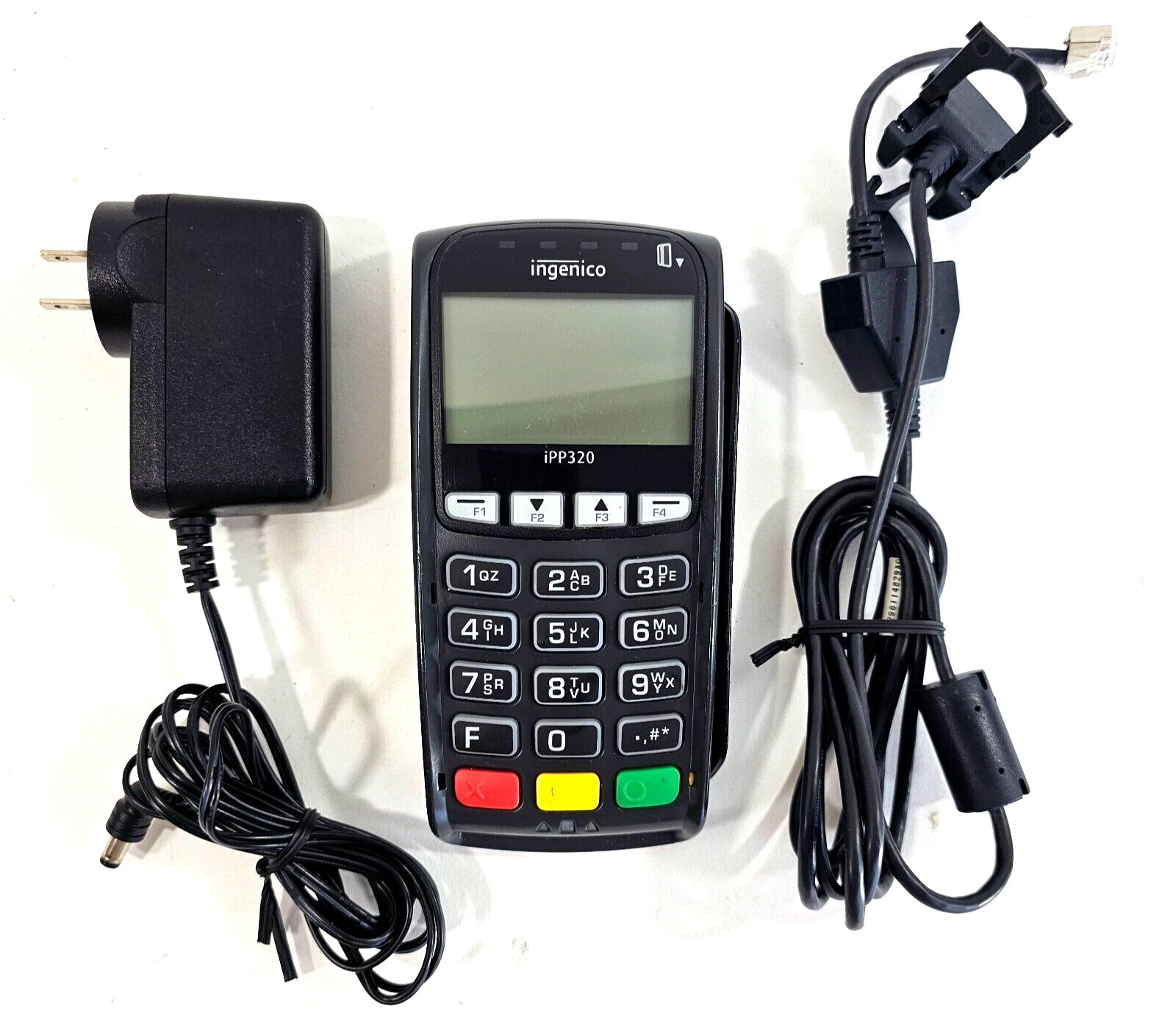 Ingenico iPP320 Payment Terminal with Power Supply and Connector Cable - Tested