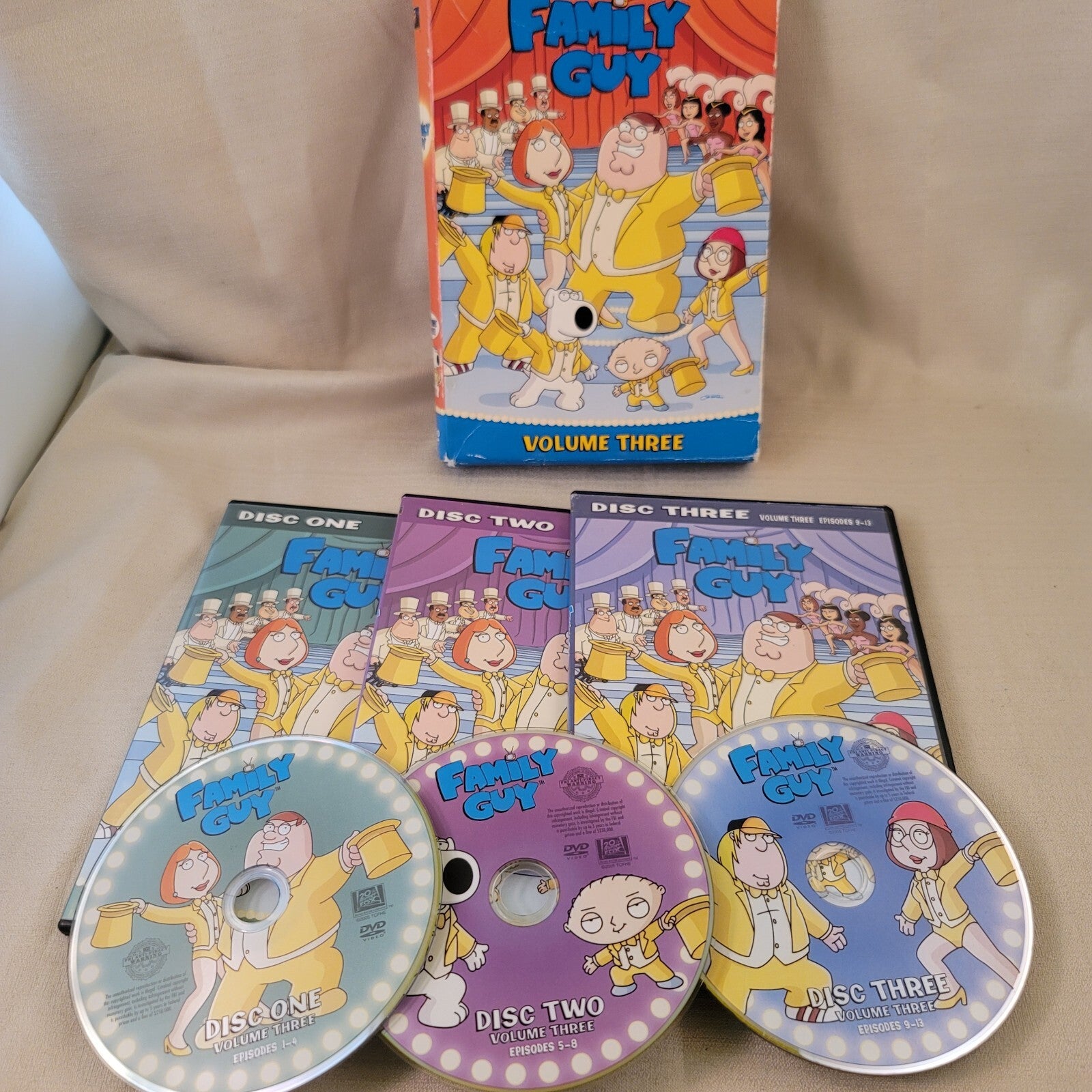 Family Guy Volume 3 (Seth McFarlane bundle) Volume 4/Cavalcade of Cartoon Comedy