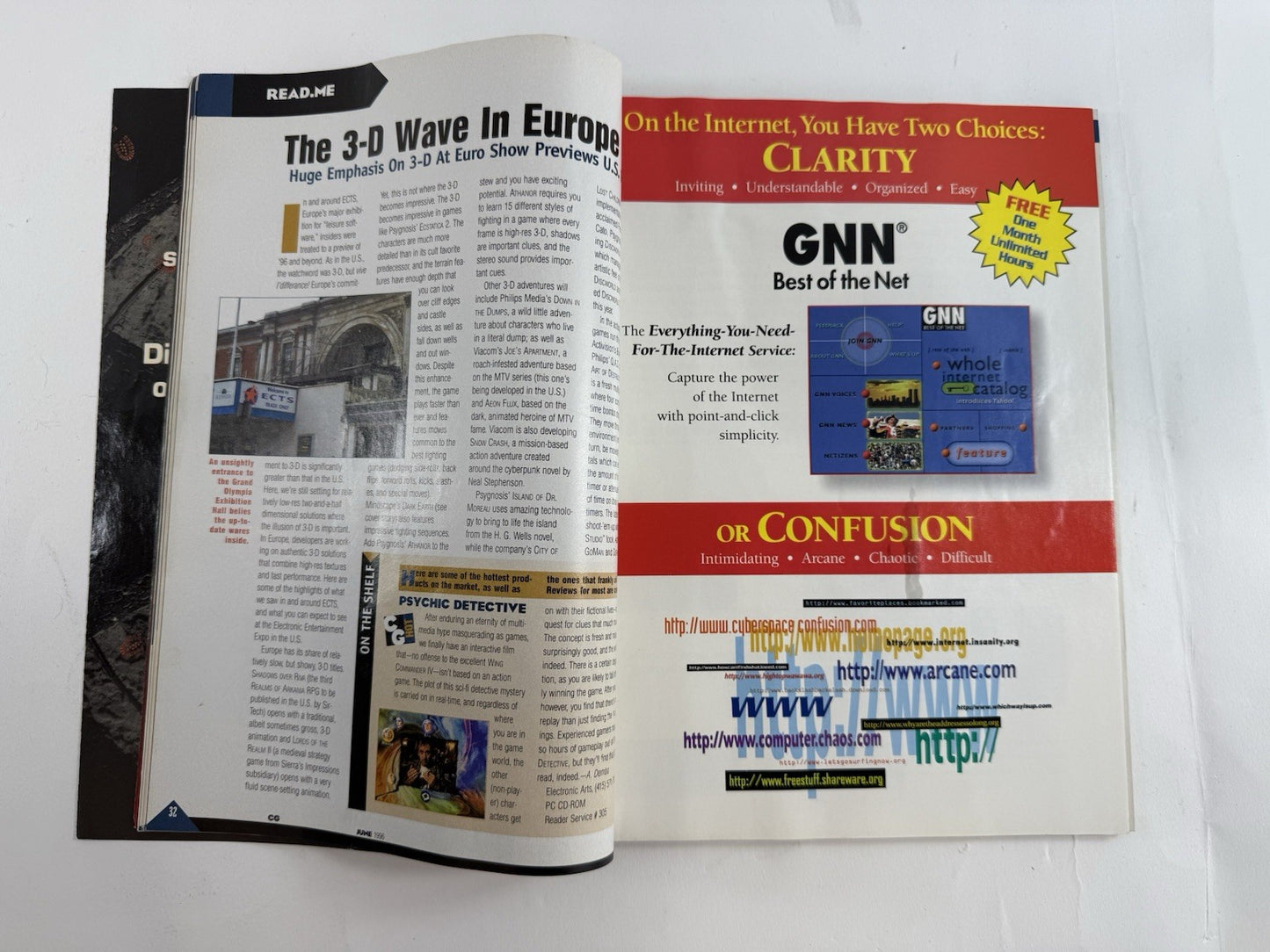 Computer Gaming World Magazine June 1996 #143  3-D Is Here! Dark Earth Cover