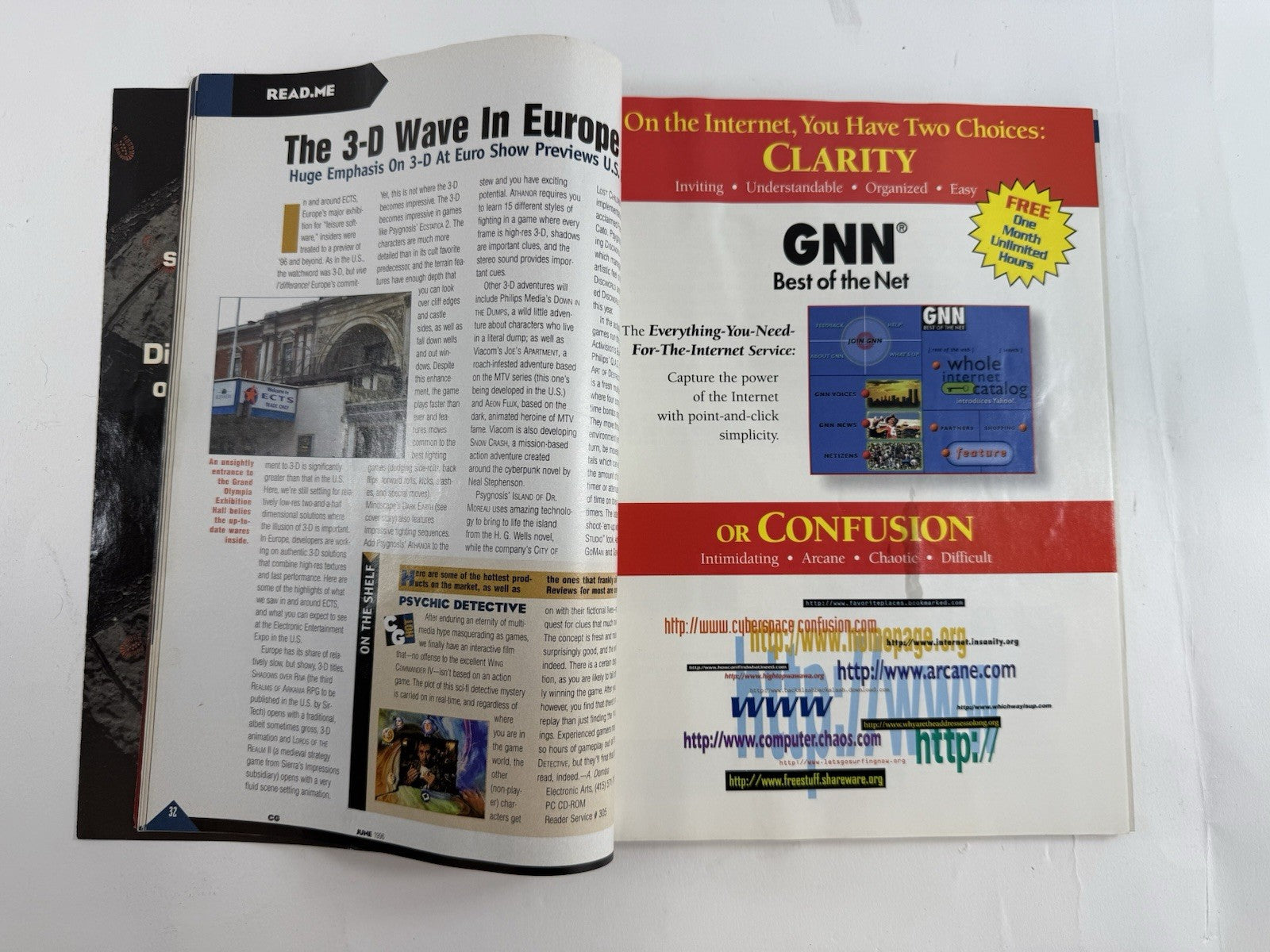 Computer Gaming World Magazine June 1996 #143  3-D Is Here! Dark Earth Cover