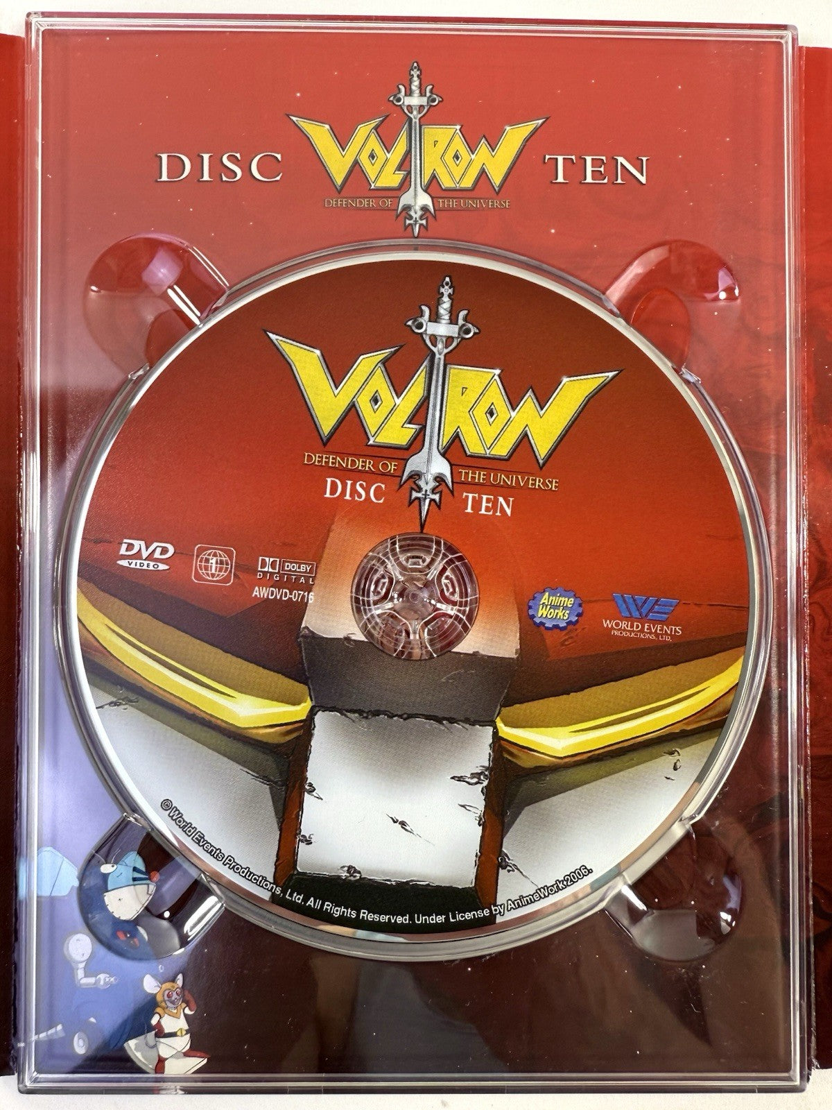 Voltron Defender of the Universe: Collection Four - Red Lion (DVD, 2007)