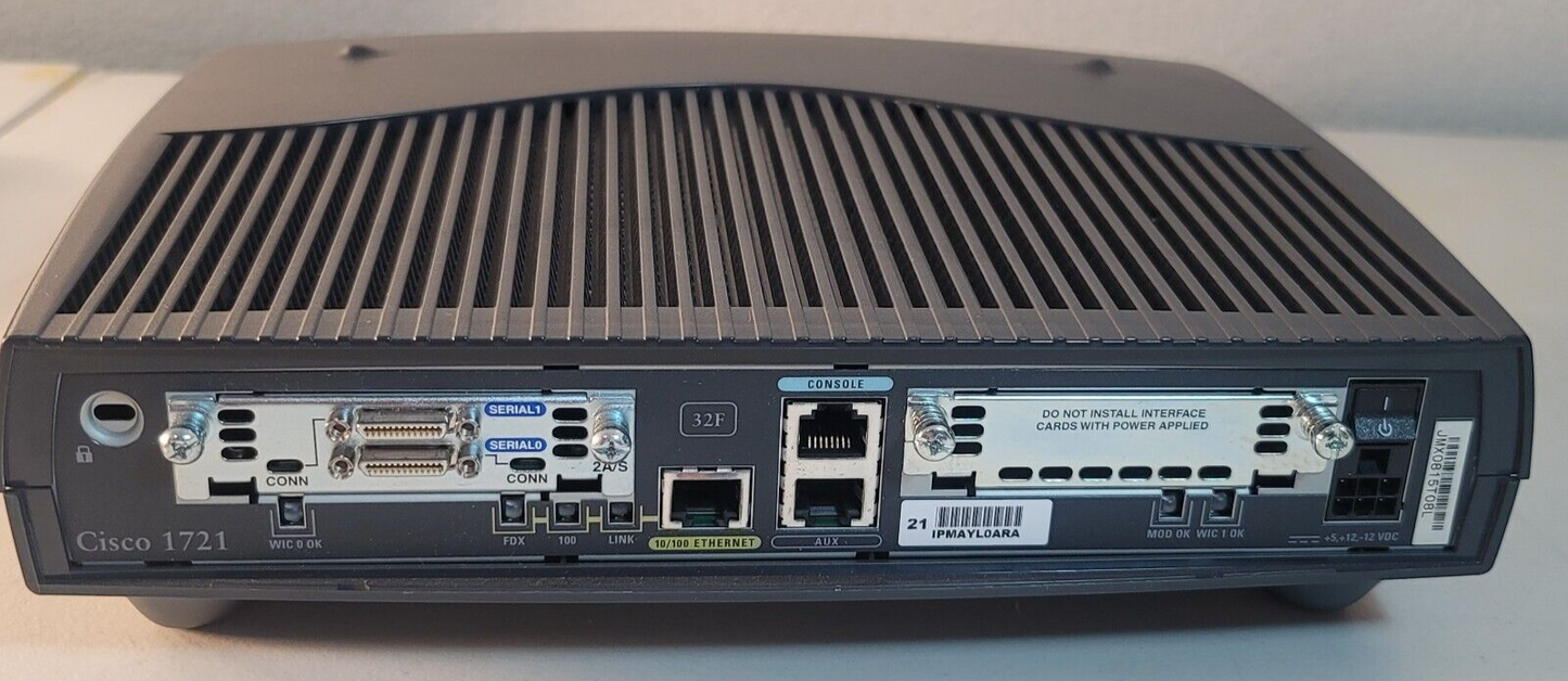 Cisco 1700 Series Wired Modular Router