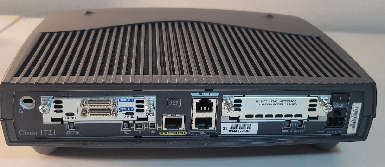 Cisco 1700 Series Wired Modular Router