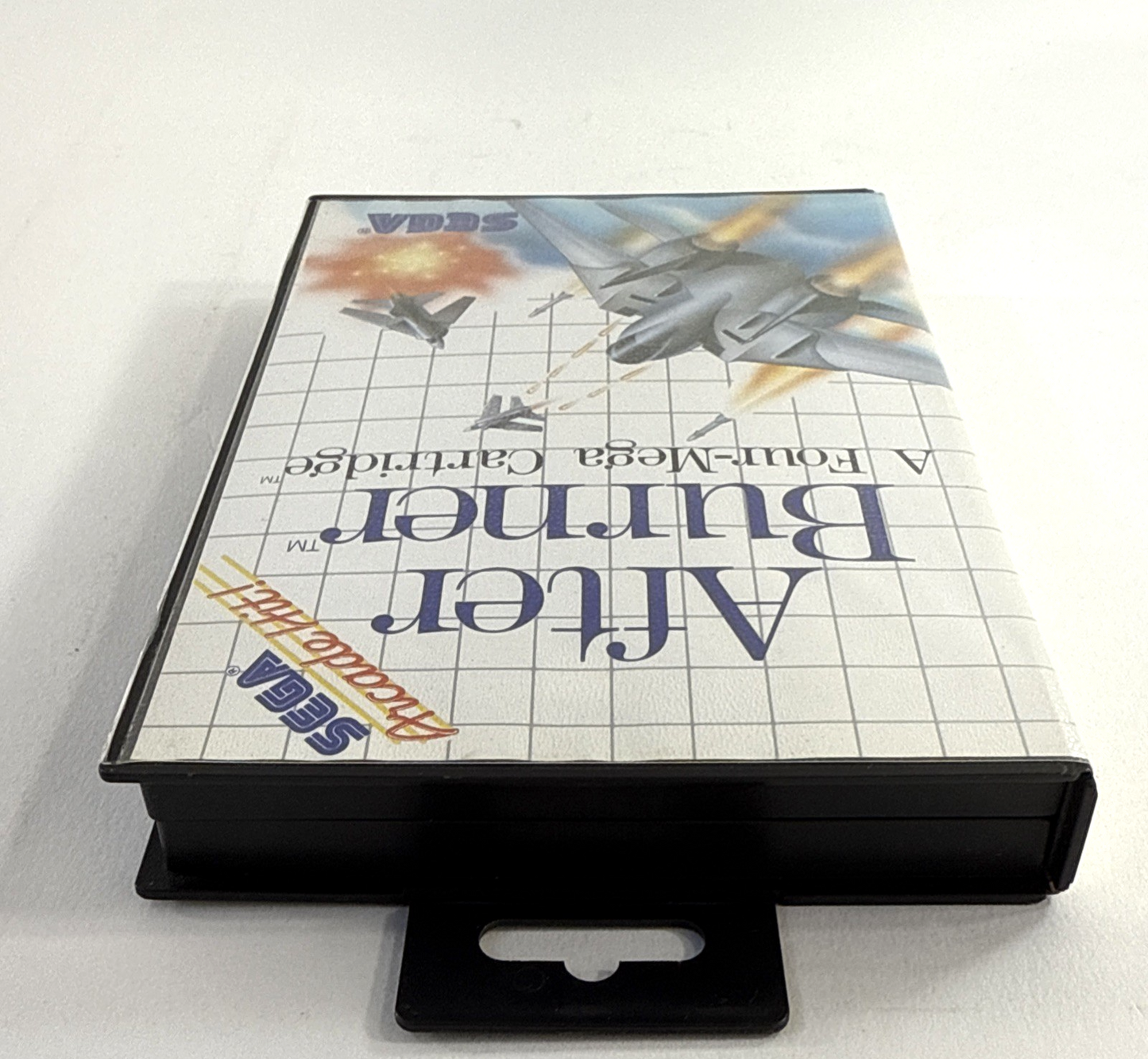 After Burner (Sega Master System, 1988) Game Case Manual Poster - Tested