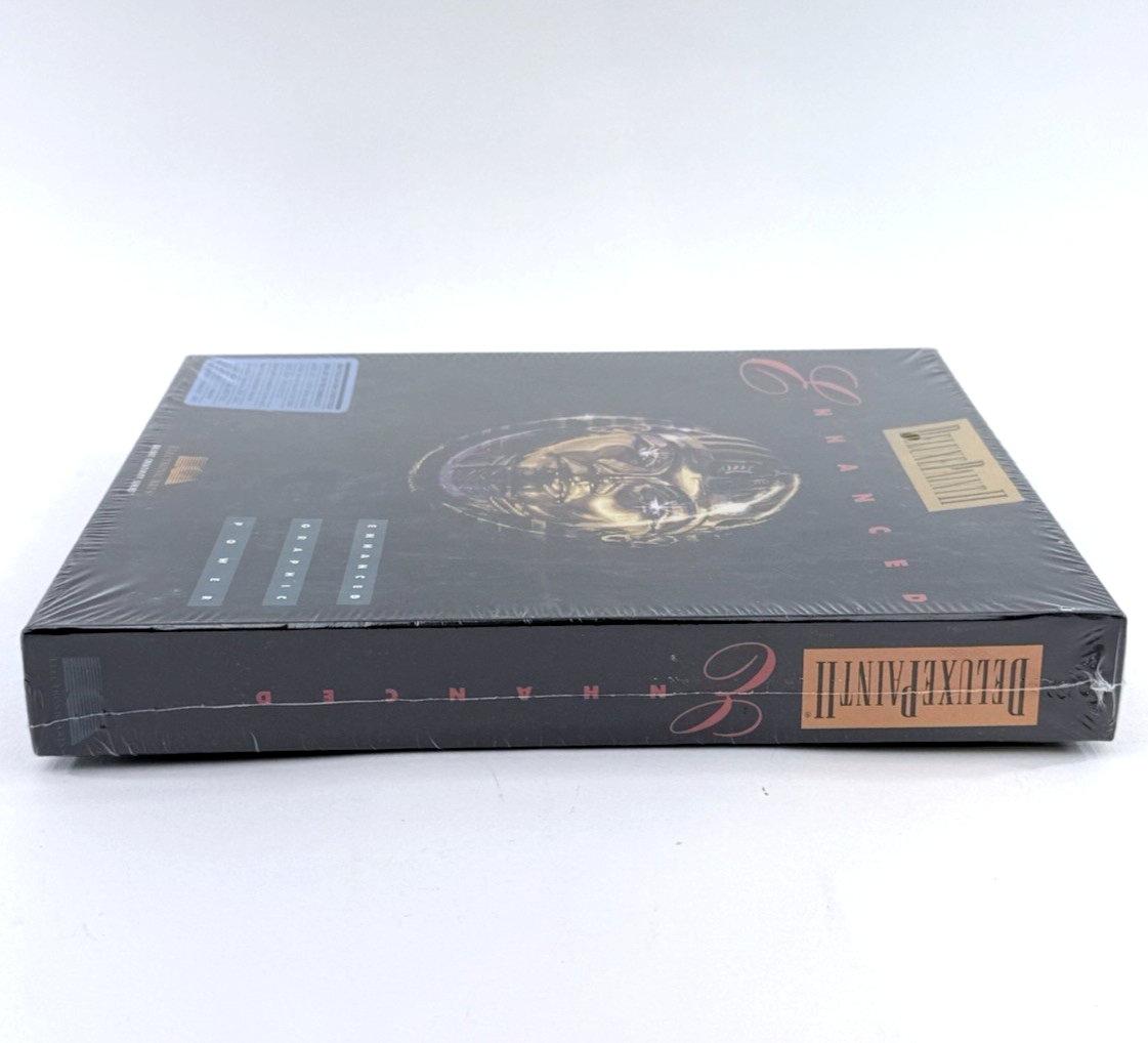Electronic Arts DeluxePaint II Enhanced IBM PC MS-DOS Sealed Big Box Software