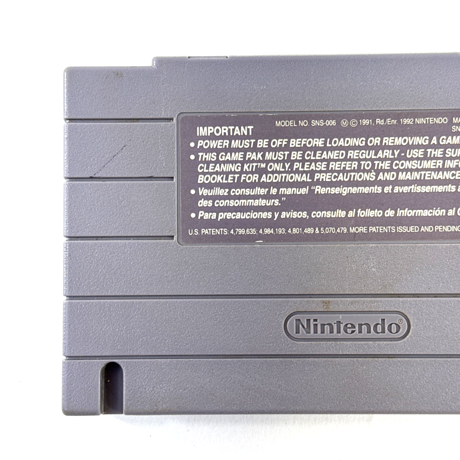 Rise of the Robots (Super Nintendo, 1994) Game Cartridge - Tested and Working