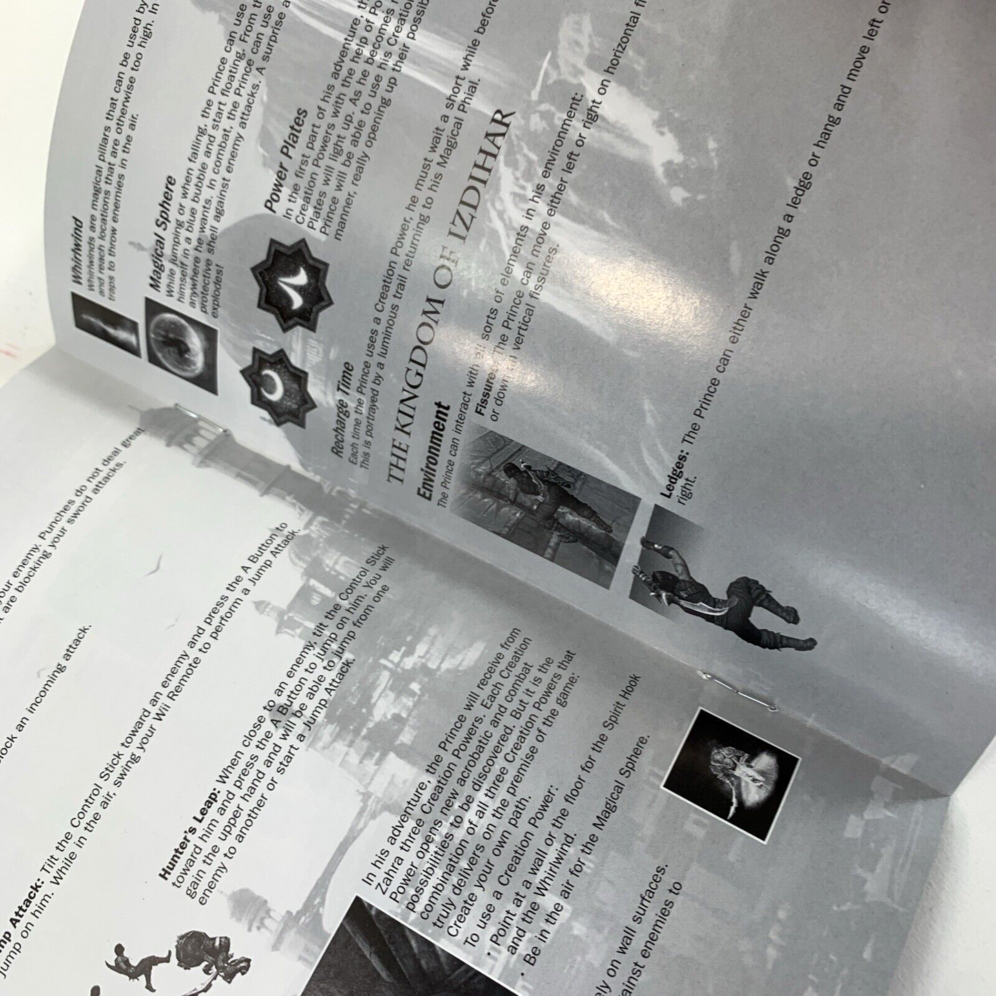 Prince of Persia: Forgotten Sands (Nintendo Wii, 2010) Game Case Manual Insert